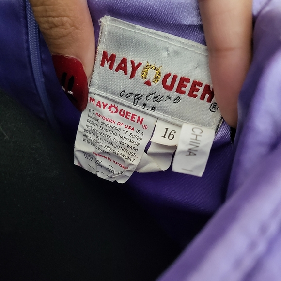 🌷💚Lilac Rhinestone Dress - Picture 6 of 8